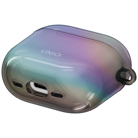 Etui UNIQ Iridescia do AirPods 4 Hang    Case midnight quartz