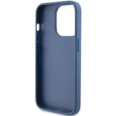 Original Case APPLE IPHONE 15 PRO Guess Hardcase 4G Stripe Collection (GUHCP15LG4GLBL) blue