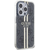 Oryginalne Etui GUESS Hardcase GUHCP15LH4PSEGK do iPhone 15 Pro (4G Gold Stripe / czarny)