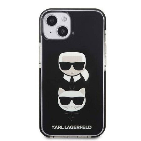 Karl Lagerfeld KLHCP13STPE2TK iPhone 13 mini 5,4" hardcase czarny/black Karl&Choupette Head