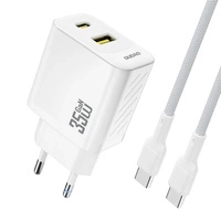 Dudao A27 MaxC 35W Wandladegerät + USB-C Kabel - Weiß