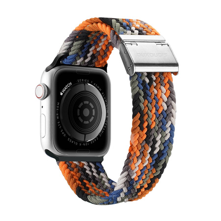 Dux Ducis Strap (Mixture II Version) Armband für Apple Watch SE, 8, 7, 6, 5, 4, 3, 2, 1 (41, 40, 38 mm) Flechtband Camo Armband