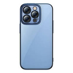 Zestaw ochronny Baseus Glitter przeźroczyste etui i szkło hartowane do iPhone 14 Pro (niebieski)