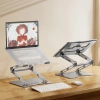 Podstawka pod laptopa, tablet Wozinsky WRS-CPY75DSS aluminiowa + Gratis! podstawka do smartfona - srebrna