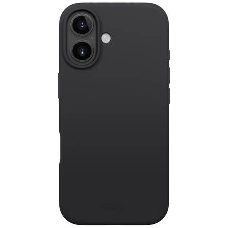 Etui UNIQ Lino do iPhone 17 Magclick     Charging szary