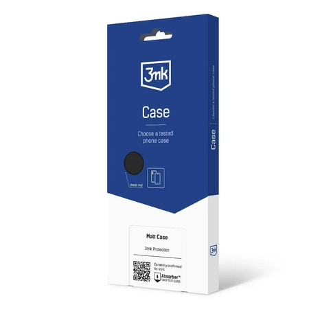 3MK Matt Case Sam A15 5G czarny/black