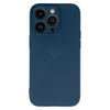 Vennus Silicone Heart Case do Iphone 14 Pro wzór 1 granatowy