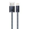 Baseus kabel do iPhone USB - Lightning 1m, 2,4A szary (CALD000416)