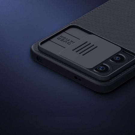 Pancerne etui Xiaomi Redmi Note 12 z osłoną na aparat Nillkin CamShield Case - czarne