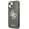 Guess GUHCP13SPCUGL4GBK iPhone 13 mini 5,4" czarny/black hard case Glitter 4G Big Logo