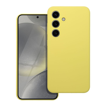 Futerał SILICONE 2mm do SAMSUNG A56 5G żółty