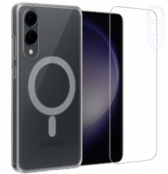 Etui do Samsung S25 Edge MagSafe + Szkło na ekran + Szkło na aparat