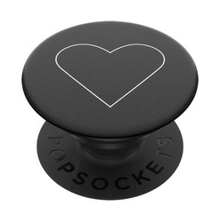 Popsockets 2 White Heart Black 800667uchwyt i podstawka do telefonu - standard