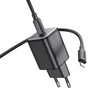 HOCO ładowarka sieciowa Typ C + kabel Typ C do Lightning QC PD 20W N40 czarna