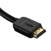 Baseus kabel przewód HDMI 2.0 4K 30 Hz 3D HDR 18 Gbps 5 m czarny (CAKGQ-D01)