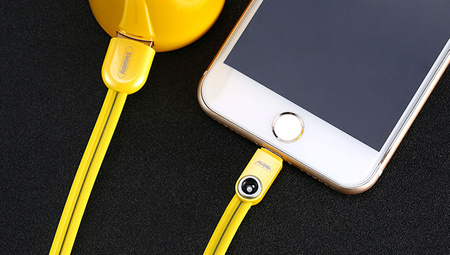 REMAX Kabel Lemen RC-101m - USB na Micro USB - Żółty