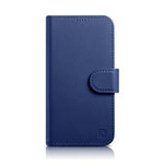 iCarer Wallet Case 2in1 iPhone 14 Pro Max Leder Flip Cover Anti-RFID blau (WMI14220728-BU)