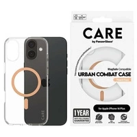 CARE by PanzerGlass Flaggschiff-Hülle iPhone 16 Plus 6,7" pfirsich/pfirsich MagSafe 1375