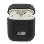BMW BMAPCMPUCA AirPods Pro cover czarny/black PU Carbon M Collection