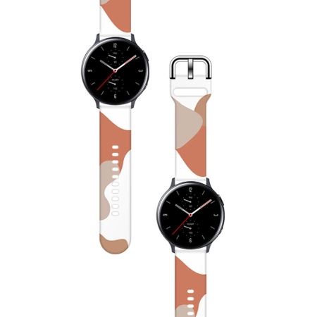 Strap Moro for Samsung Galaxy Watch 45 / 46 / 47 mm silicone bracelet watch band - pattern 5