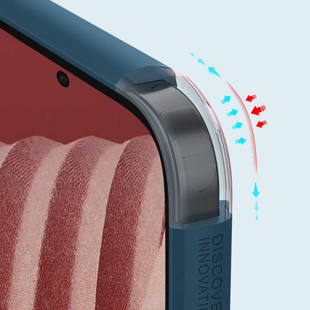 Nillkin Super Frosted Shield Pro strapazierfähige Hülle für Samsung Galaxy A73 blau