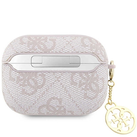 Guess GUAP2G4GSMP AirPods Pro 2 cover pink/pink 4G Charm Collection
