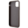Guess GUHCN61P4SNW iPhone 11 / Xr braun/braunes Hardcase 4G Stripe