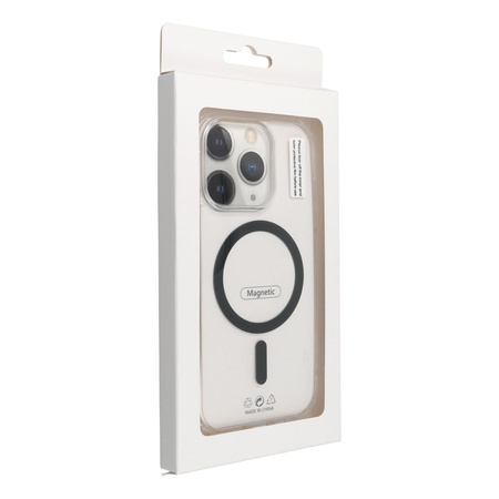 Drop Glue Colorful Ring Mag Cover kompatybilny z MagSafe pasuje do SAMSUNG S26 Ultra czarny