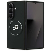 Etui Karl Lagerfeld Karl&Choupette Logo MagSafe na Samsung Galaxy Z Fold7 - czarne