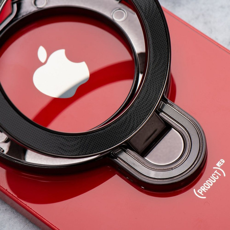 Stojak na telefon CIRCLE - naklejany - czarny