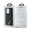 Karl Lagerfeld KLHCP15XPQDSMGK iPhone 15 Pro Max 6.7" czarny/black hardcase Diagonal Quilted Script