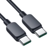 Joyroom Multi-Color Series A14 USB-C / USB-C 60W Kabel 1,2 m – Schwarz