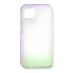 Aurora Case Hülle für iPhone 12 Pro Max Neon Gel Cover Violett