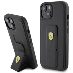 Ferrari nakładka do iPhone 15 6,1" FEHCP15SGSPSIK HC GRIP STAND PU