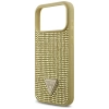 Etui Guess Rhinestone Triangle Logo na iPhone 17 Pro Max - złote