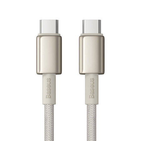 Kabel 100W 5A 1m USB-C - USB-C Baseus Tungsten Glod złoty