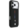 BMW M Silicon Tricolor Line MagSafe Case for iPhone 17 Pro - Black