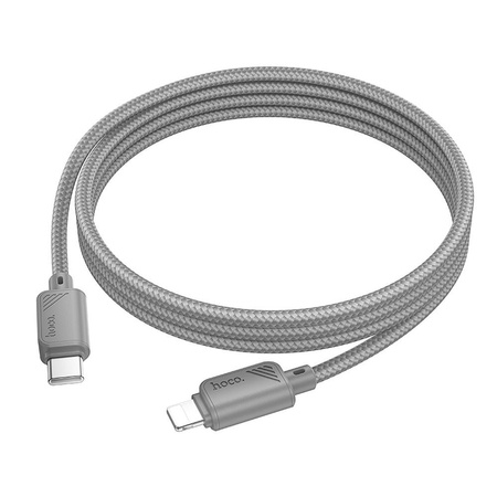 Kabel USB C do Lightning Hoco PD 27W 1 m X113 szary