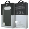 Mercedes Leather Large Laurel Leave MagSafe case for iPhone Air - black