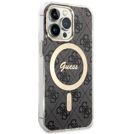 Guess GUHMP13LH4STK iPhone 13 Pro / 13 6.1" black/black hardcase 4G MagSafe