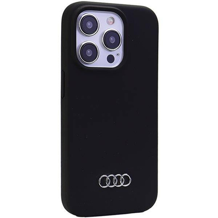 Audi Silicone Case for iPhone 15 Pro Max - black
