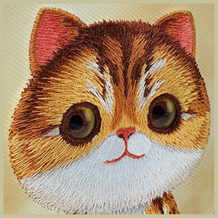 Nimmy etui iPhone 15 Pro 6.1" khaki Big   Eyed Pet 2.0 Cat