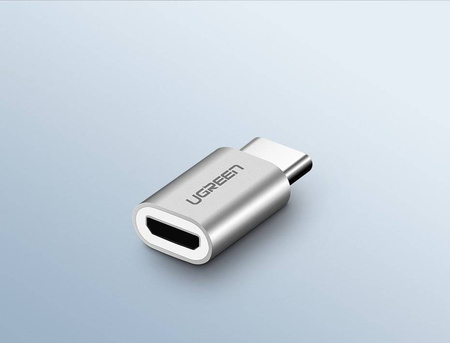 Ugreen adapter przejściówka z micro USB na USB Typ C czarny (30391)