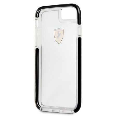 Ferrari Hardcase FEGLHCP7BK iPhone 7/8 SE2020 Shockproof transparent black
