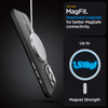 Spigen Enzo Aramid Mag Case with MagSafe for iPhone 15 Pro Max - Matte Black