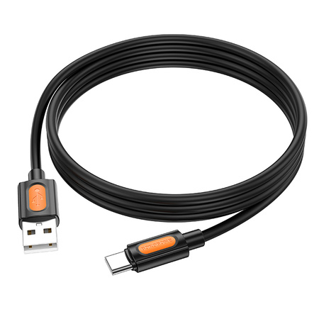 Borofone Kabel BX114 Structure - USB na Typ C - 3A 1 metr czarny