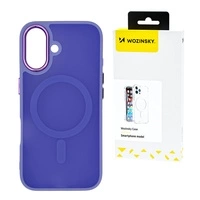 Etui Wozinsky Fashion Case MagSafe na Samsung Galaxy S25 - fioletowe