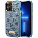 Guess GUHMP14LU4GPRB iPhone 14 Pro 6.1" blue/blue hard case 4G Logo Plate MagSafe