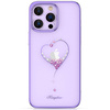 Kingxbar Wish Series Hülle für iPhone 14 Plus verziert mit lila Kristallen