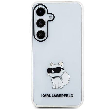 Oryginalne Etui KARL LAGERFELD hardcase IML Choupette KLHCS24SHNCHTCT do Samsung Galaxy S24 przezroczysty